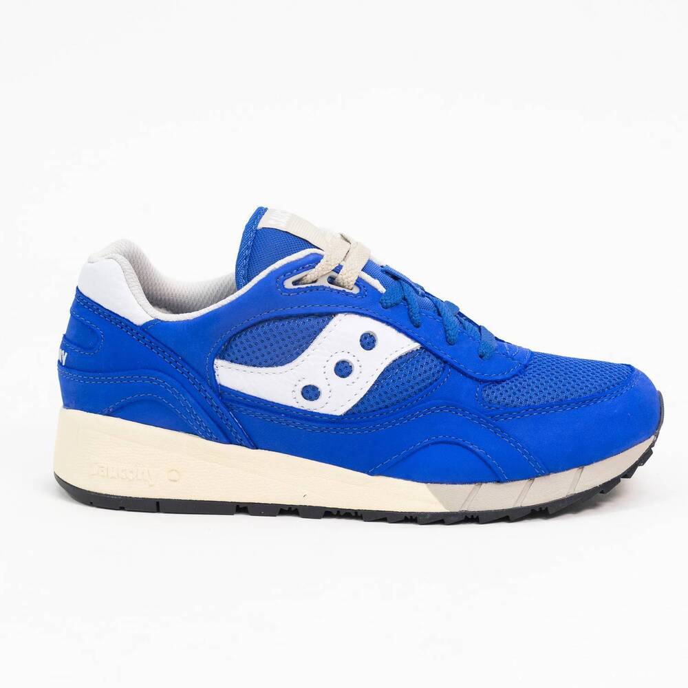 NEW SAUCONY unisex - shadow 6000 sneakers in blue/white